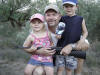 Rance,Bryce, and daughter Raylee. Yip, she shoots too at three years old.