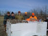 Left to right, Rance, Scott, Clint, Shawn, and Ricky on a chukar hunt in Missouri.